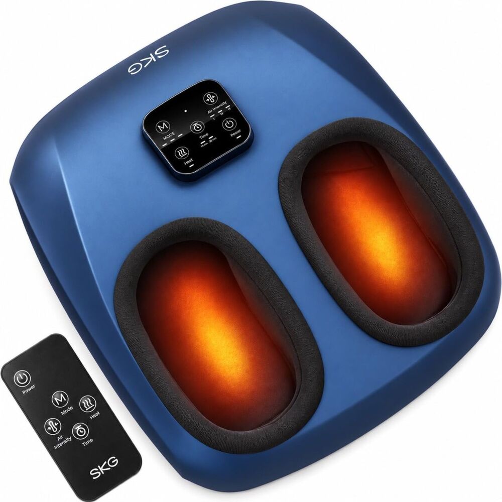 NEW Shiatsu Foot Massager w Remote Heat Air Compression SKG YS100 2.0